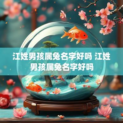 江姓男孩属兔名字好吗 江姓男孩属兔名字好吗
