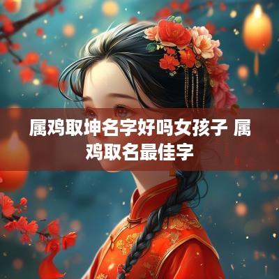 属鸡取坤名字好吗女孩子 属鸡取名最佳字