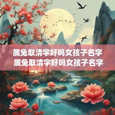 属兔取清字好吗女孩子名字 属兔取清字好吗女孩子名字怎么取