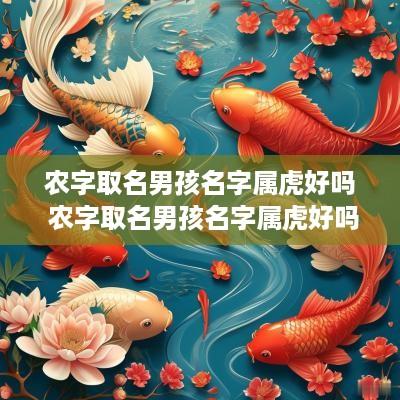 农字取名男孩名字属虎好吗 农字取名男孩名字属虎好吗