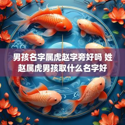 男孩名字属虎赵字旁好吗 姓赵属虎男孩取什么名字好