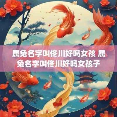 属兔名字叫佟川好吗女孩 属兔名字叫佟川好吗女孩子