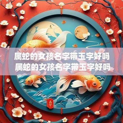 属蛇的女孩名字带玉字好吗 属蛇的女孩名字带玉字好吗怎么取