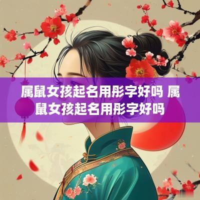 属鼠女孩起名用彤字好吗 属鼠女孩起名用彤字好吗