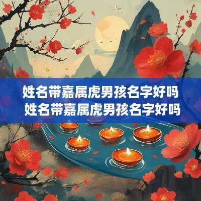 姓名带嘉属虎男孩名字好吗 姓名带嘉属虎男孩名字好吗怎么取