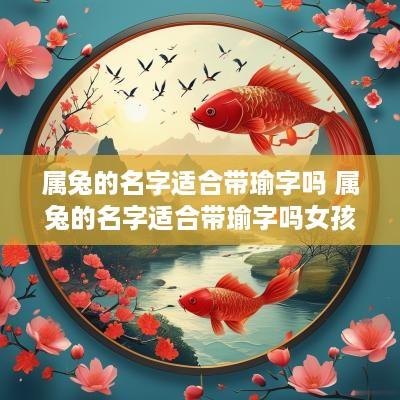 属兔的名字适合带瑜字吗 属兔的名字适合带瑜字吗女孩