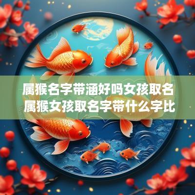 属猴名字带涵好吗女孩取名 属猴女孩取名字带什么字比较好