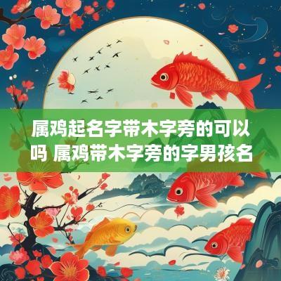 属鸡起名字带木字旁的可以吗 属鸡带木字旁的字男孩名字