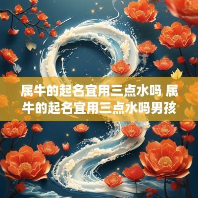 属牛的起名宜用三点水吗 属牛的起名宜用三点水吗男孩