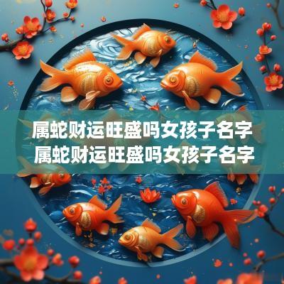 属蛇财运旺盛吗女孩子名字 属蛇财运旺盛吗女孩子名字大全