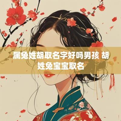 属兔姓胡取名字好吗男孩 胡姓兔宝宝取名