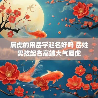 属虎的用岳字起名好吗 岳姓男孩起名高端大气属虎