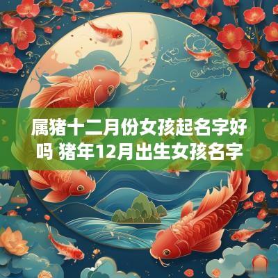 属猪十二月份女孩起名字好吗 猪年12月出生女孩名字