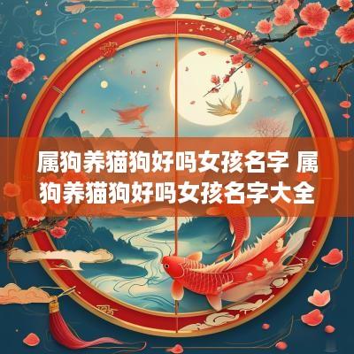 属狗养猫狗好吗女孩名字 属狗养猫狗好吗女孩名字大全
