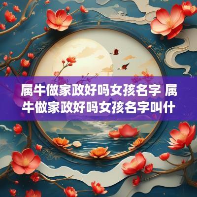 属牛做家政好吗女孩名字 属牛做家政好吗女孩名字叫什么
