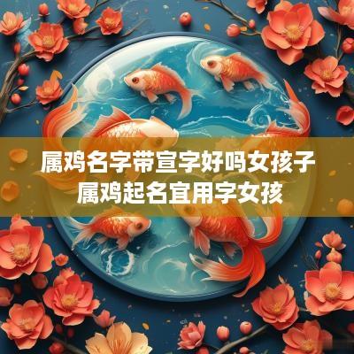 属鸡名字带宣字好吗女孩子 属鸡起名宜用字女孩