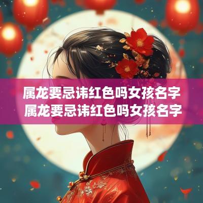 属龙要忌讳红色吗女孩名字 属龙要忌讳红色吗女孩名字大全