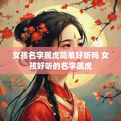 女孩名字属虎简单好听吗 女孩好听的名字属虎