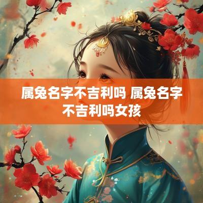 属兔名字不吉利吗 属兔名字不吉利吗女孩