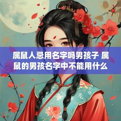属鼠人忌用名字吗男孩子 属鼠的男孩名字中不能用什么字