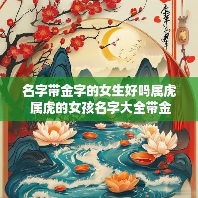 名字带金字的女生好吗属虎 属虎的女孩名字大全带金