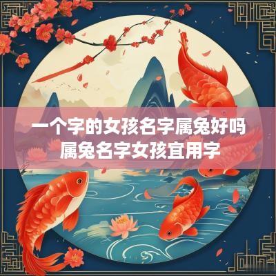 一个字的女孩名字属兔好吗 属兔名字女孩宜用字