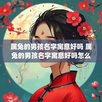 属兔的男孩名字寓意好吗 属兔的男孩名字寓意好吗怎么取