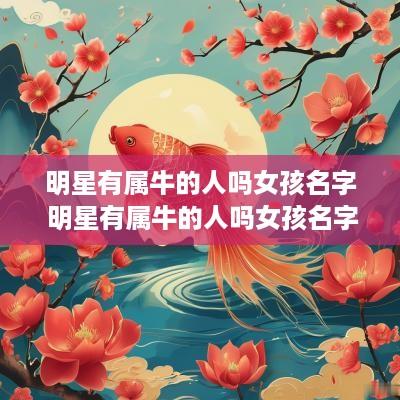 明星有属牛的人吗女孩名字 明星有属牛的人吗女孩名字怎么取