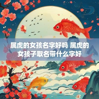 属虎的女孩名字好吗 属虎的女孩子取名带什么字好