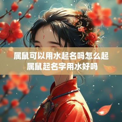 属鼠可以用水起名吗怎么起 属鼠起名字用水好吗