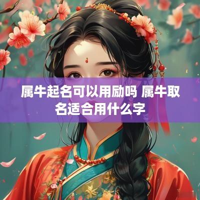 属牛起名可以用励吗 属牛取名适合用什么字