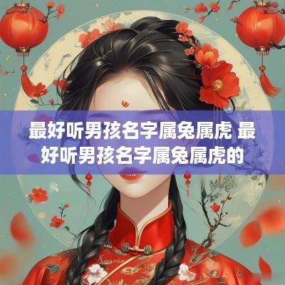最好听男孩名字属兔属虎 最好听男孩名字属兔属虎的