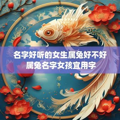 名字好听的女生属兔好不好 属兔名字女孩宜用字