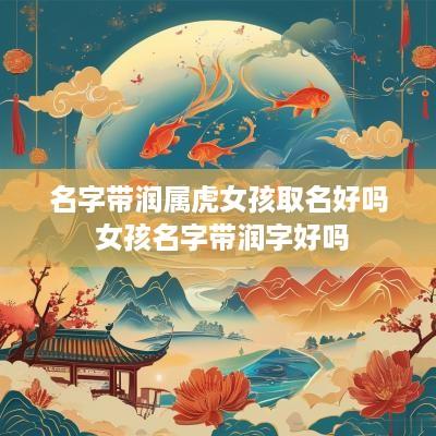 名字带润属虎女孩取名好吗 女孩名字带润字好吗