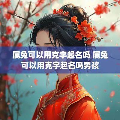 属兔可以用克字起名吗 属兔可以用克字起名吗男孩