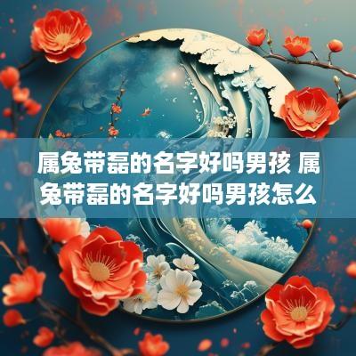 属兔带磊的名字好吗男孩 属兔带磊的名字好吗男孩怎么取