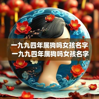 一九九四年属狗吗女孩名字 一九九四年属狗吗女孩名字怎么取