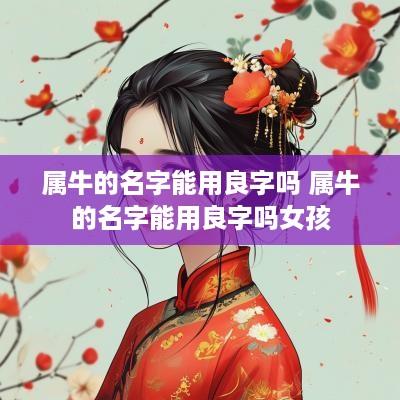 属牛的名字能用良字吗 属牛的名字能用良字吗女孩