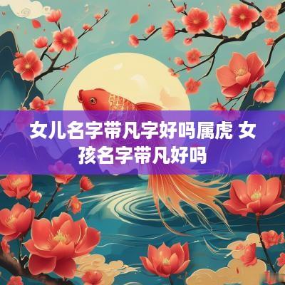 女儿名字带凡字好吗属虎 女孩名字带凡好吗