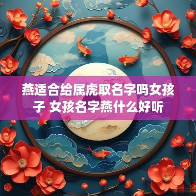 燕适合给属虎取名字吗女孩子 女孩名字燕什么好听