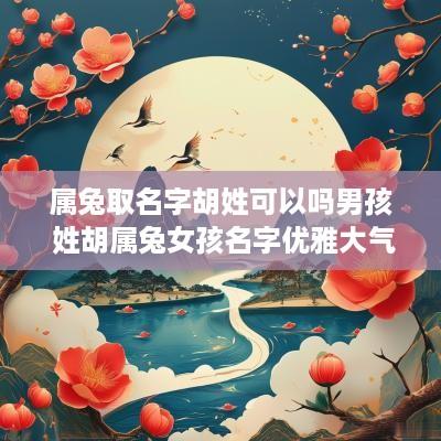 属兔取名字胡姓可以吗男孩 姓胡属兔女孩名字优雅大气