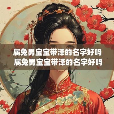 属兔男宝宝带泽的名字好吗 属兔男宝宝带泽的名字好吗怎么取