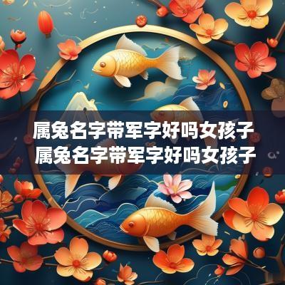 属兔名字带军字好吗女孩子 属兔名字带军字好吗女孩子
