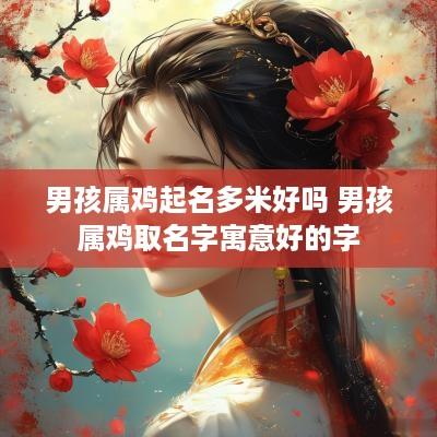 男孩属鸡起名多米好吗 男孩属鸡取名字寓意好的字