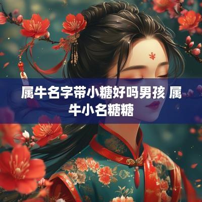 属牛名字带小糖好吗男孩 属牛小名糖糖