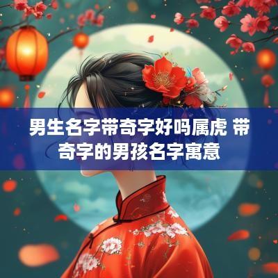 男生名字带奇字好吗属虎 带奇字的男孩名字寓意
