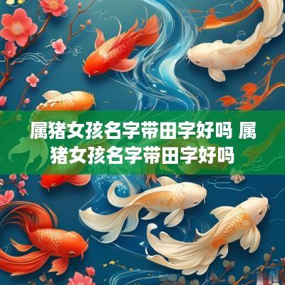 属猪女孩名字带田字好吗 属猪女孩名字带田字好吗
