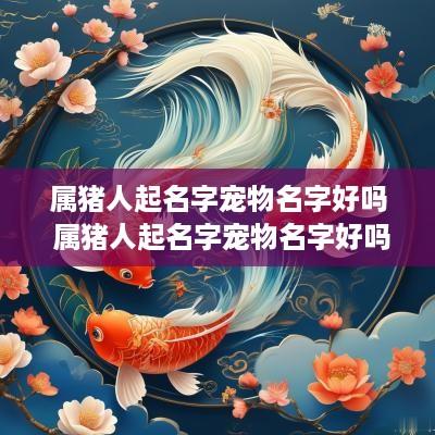 属猪人起名字宠物名字好吗 属猪人起名字宠物名字好吗女孩