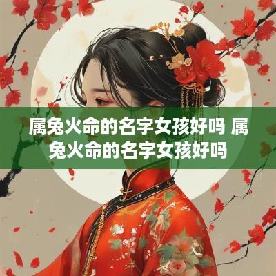 属兔火命的名字女孩好吗 属兔火命的名字女孩好吗