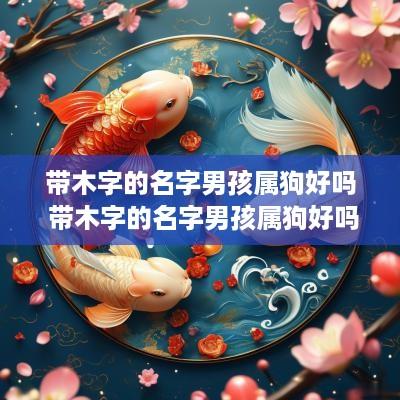 带木字的名字男孩属狗好吗 带木字的名字男孩属狗好吗